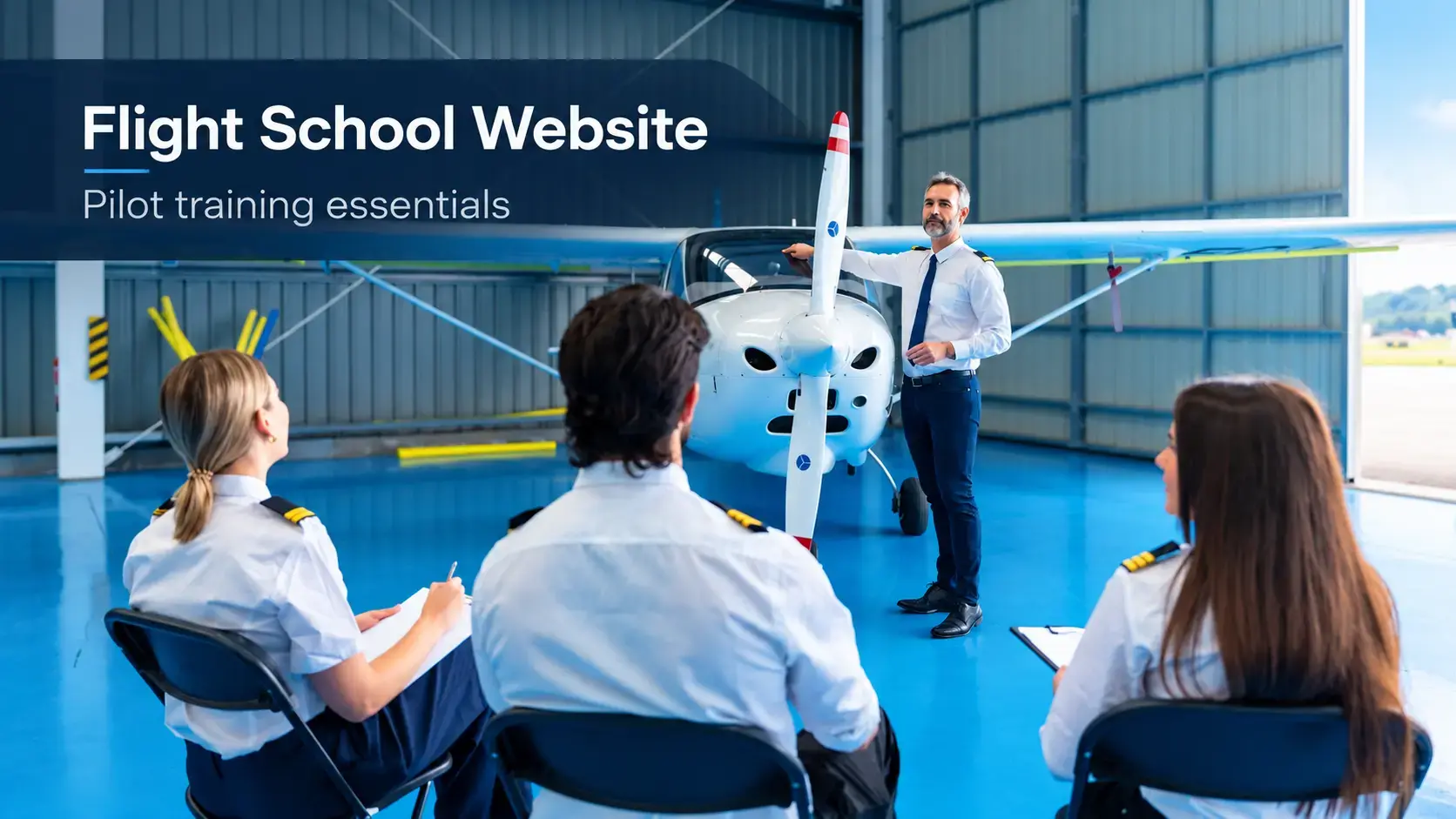What Should a Flight School Website Include? Essential Pages for Pilot Training