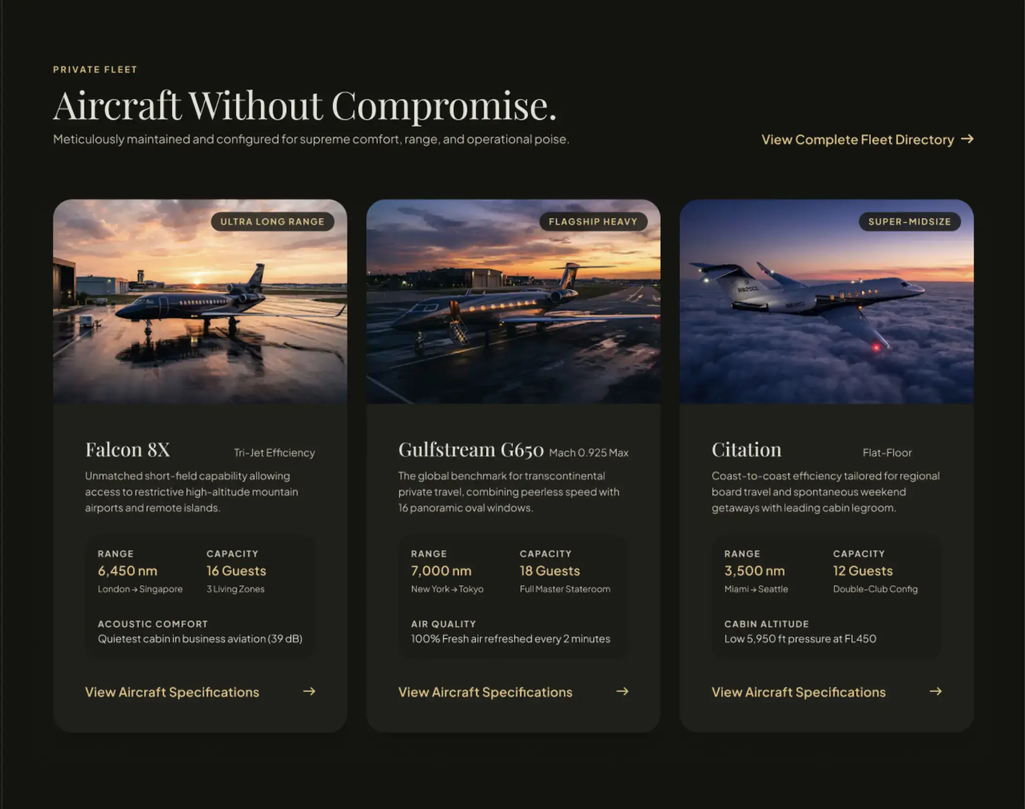 Technical quality is part of aviation website