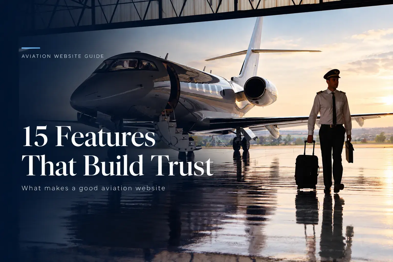 What Makes a Good Aviation Website? 15 Features That Build Trust